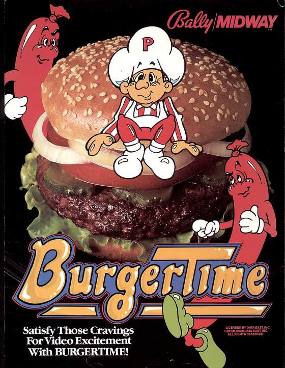 Burger Time Flyer: 1 Front